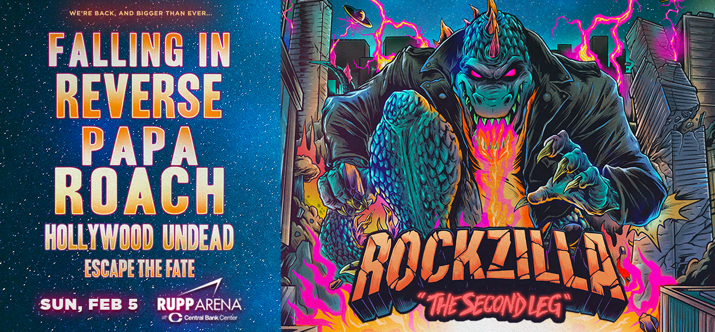Rockzilla Tour Falling In Reverse & Papa Roach Rupp Arena